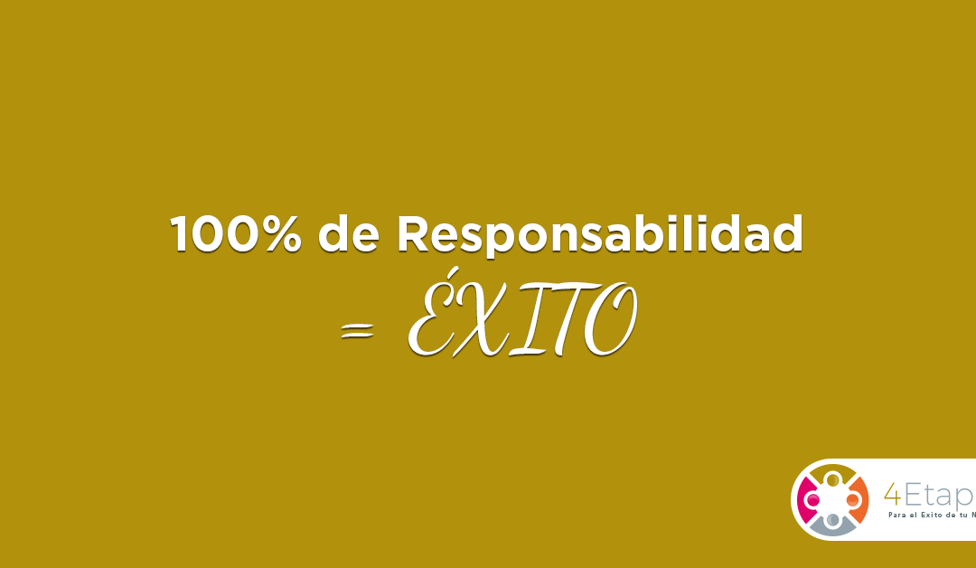 Para tener éxito en tu negocio, necesitas tomar 100% de Responsabilidad