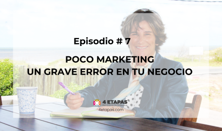 Episodio # 7 POCO MARKETING UN GRAVE ERROR EN TU NEGOCIO